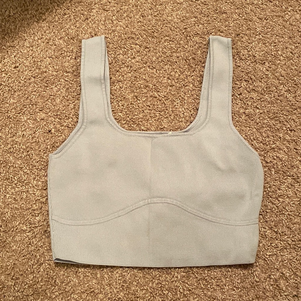 Glassons light blue cropped tank